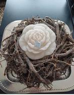 Mooie krans met kaars in als decoratie, Enlèvement ou Envoi