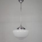 Art Deco hanglamp met getrapte glazen kap, Semlite VSL, jare, Antiek en Kunst, Verzenden