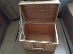 grote mooie rieten korf, mooie decoratieve mand, Ophalen of Verzenden, Mand