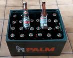Palm bierbak met 24 oude lege flesjes, Verzamelen, Biermerken, Flesje(s), Ophalen of Verzenden, Zo goed als nieuw, Palm