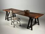 Franse stijl eettafel 300cm schagen, Huis en Inrichting, Tafels | Eettafels, Ophalen, Teakhout
