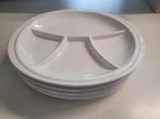 Gourmet borden met onderverdeling, Huis en Inrichting, Ophalen, Gebruikt, Keramiek, Bord(en)