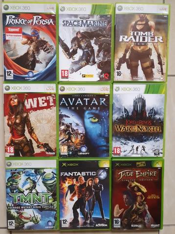 Verschillende Xbox en Xbox 360 games beschikbaar voor biedingen