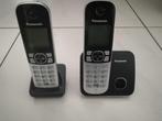 Téléphone sans fil PANASONIC kx-tg6821, Telecommunicatie, Ophalen, Gebruikt, 2 handsets