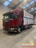 Scania 124G 420 Scania - Euro 3 - levendvee vervoer - dubbel, Autos, Camions, Rouge, Achat, Attache-remorque, Boîte manuelle