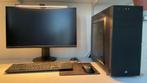 Custom GAMING Desktop met monitor, muis, toetsenbord + extra, Met videokaart, 16 GB, Intel Core i5, SSD