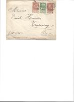 brief België  zegels nrs 56 en 57, Envoi, Enveloppe