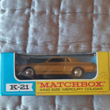 MATCHBOX KING SIZE *K-21* MERCURY COUGAR*VINTAGE*MIB*NEW* beschikbaar voor biedingen