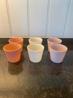 6 kleine bloempotjes IKEA, Tuin en Terras, Ophalen of Verzenden, Gebruikt