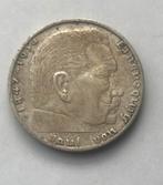 Zilveren Duitse 2Mark 1938A, Ophalen of Verzenden