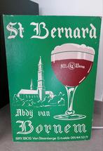 Abdij van Bornem St Bernard abdij bier reclame bord, Verzamelen, Ophalen of Verzenden, Zo goed als nieuw