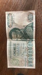 Oude Belgische frank 5000, Ophalen, Bankbiljetten