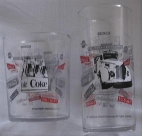 2  verre Coca-Cola (bas et haut) +caisse de whisky, Collections, Verres & Petits Verres, Neuf, Enlèvement ou Envoi
