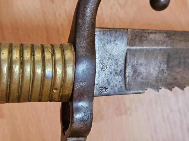 Belgisch bajonetmodel 1868, Verzamelen, Militaria | Algemeen, Landmacht, Zwaard of Sabel, Ophalen of Verzenden