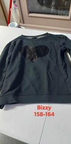 Sweater/longsleeve Merk Bizzy Maat 158/164, Comme neuf, Fille, Chemise ou À manches longues, Enlèvement ou Envoi