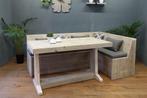 Oostenrijkse eethoek van steigerhout incl. tafel, Ophalen of Verzenden, Nieuw
