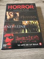 Dvd horror collection hannibal rising, end of the line.., Vanaf 16 jaar, Ophalen, Zo goed als nieuw, Boxset