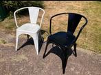 Tolix stoelen zwart of wit paar stuks, Ophalen