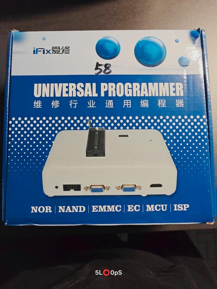universal programmer rt809h met 58 adapters micro solderen, Computers en Software, Overige Computers en Software, Nieuw, Ophalen of Verzenden
