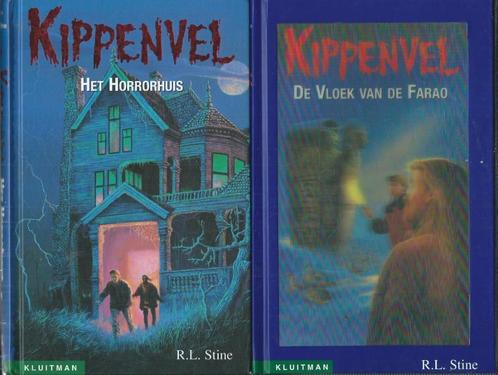 R.L. Stine - Kippenvel - 4 boeken, Boeken, Kinderboeken | Jeugd | 10 tot 12 jaar, Zo goed als nieuw, Ophalen of Verzenden
