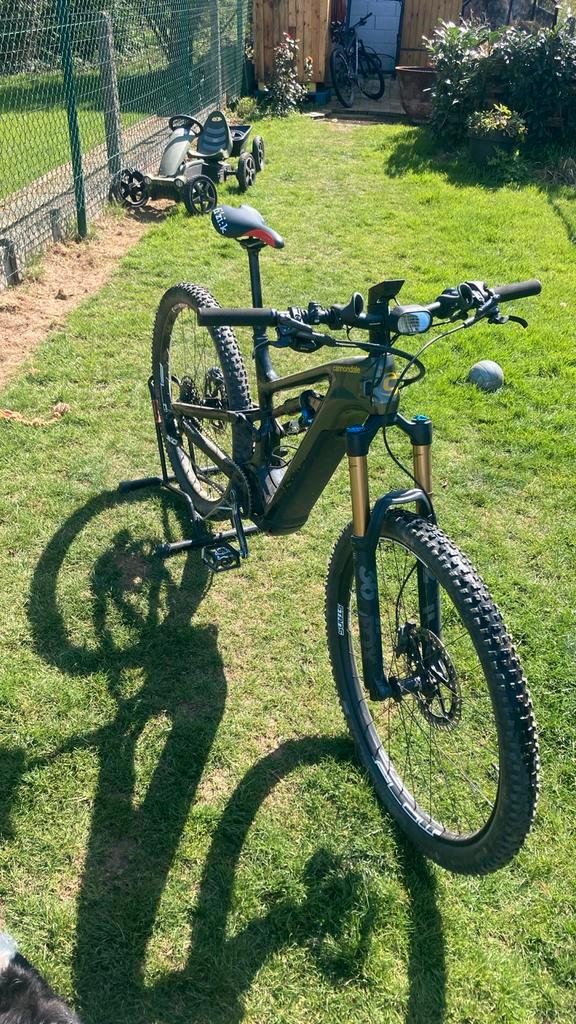 E bike mtb cannondale, Fietsen en Brommers, Elektrische fietsen, Zo goed als nieuw, Ophalen