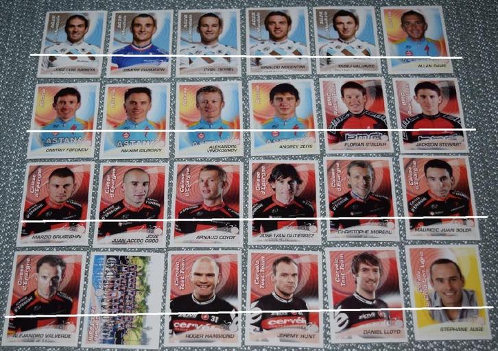 Panini / Wielrennen / Sprint 2010 / 123 stickers, Verzamelen, Sportartikelen en Voetbal, Nieuw, Poster, Plaatje of Sticker, Verzenden