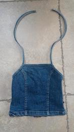 1 euro koopjes: Jeans topje mt 110, Kinderen en Baby's, Kinderkleding | Maat 110, Ophalen of Verzenden, Zo goed als nieuw, Meisje
