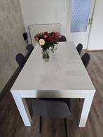 Eettafel met 6 stoelen, 100 à 150 cm, Cinq personnes ou plus, Enlèvement, Utilisé