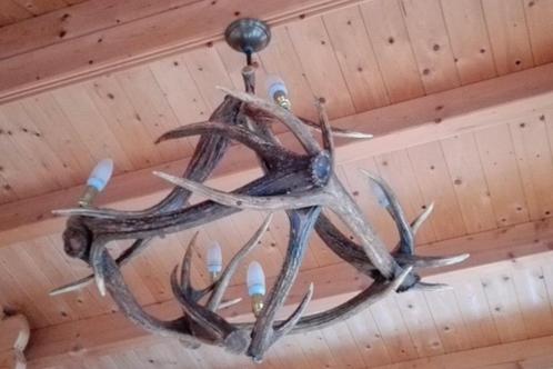 Deerwood kroonluchter, Huis en Inrichting, Lampen | Kroonluchters, Zo goed als nieuw, Overige materialen, Ophalen