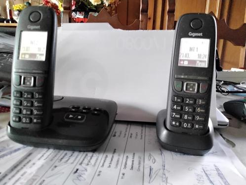 téléphone duo deck sans fil, Télécoms, Téléphones fixes | Combinés & sans fil, Utilisé, 2 combinés, Enlèvement