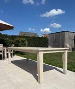Eettafel landelijk, Ophalen, Eikenhout, Vijf personen of meer, Rechthoekig