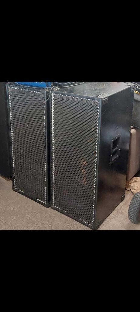 2 x  15 inch luidsprekers., Audio, Tv en Foto, Luidsprekerboxen, Gebruikt, 120 watt of meer, Ophalen of Verzenden