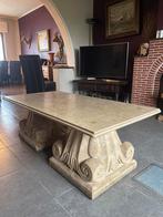 Belle table basse à vendre avec incrustation de mosaïque en, Comme neuf, 100 à 150 cm, Rectangulaire, Autres matériaux