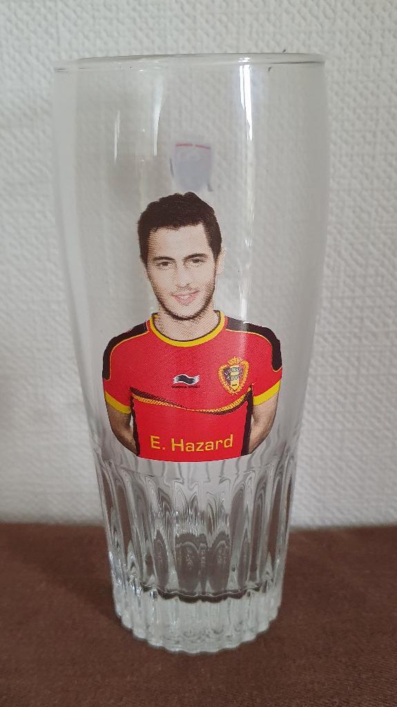 Jupiler - Eden Hazard - Glas, Verzamelen, Glas en Drinkglazen, Nieuw, Bierglas, Ophalen of Verzenden