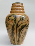 Louis Randour - beau vase art déco aux tulipes - Belge, Enlèvement ou Envoi