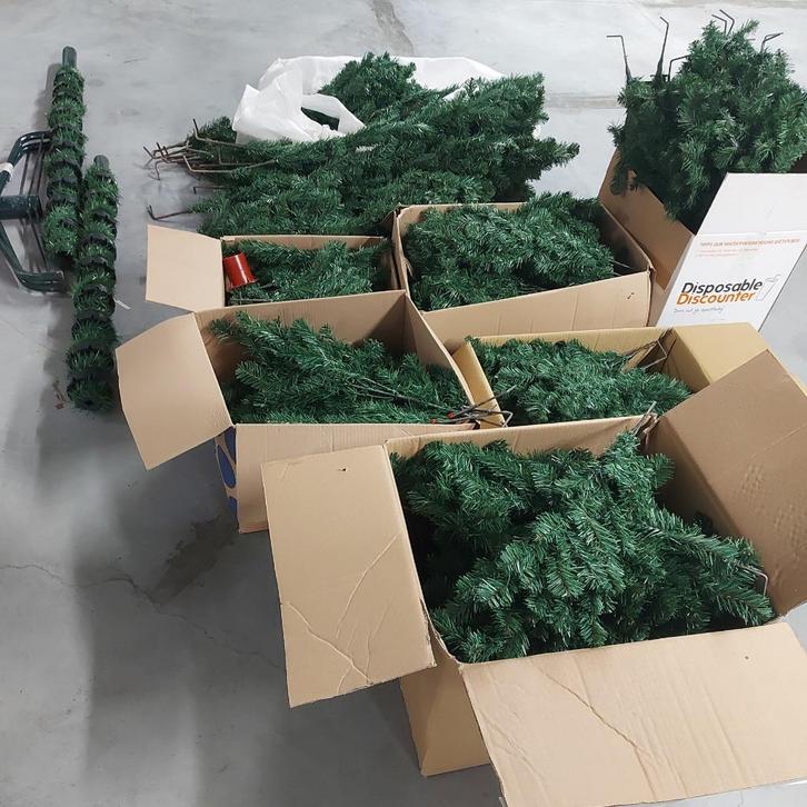 Kunstkerstboom 3m hoog, Diversen, Kerst, Gebruikt, Ophalen