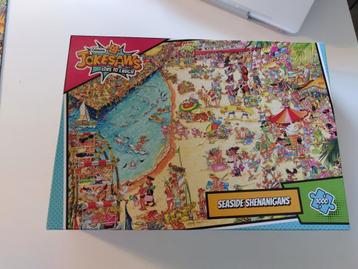 Puzzel Gibsons 1000 stuks "Seaside Shenanigans", Enlèvement ou Envoi, 500 à 1500 pièces, Comme neuf, Puzzle