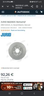 Remschijven Honeywell Jurid 562230, Ophalen of Verzenden, Nieuw