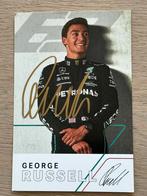 Gesigneerde George Russel F1 driver card, Ophalen, Zo goed als nieuw