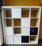 Kast (kallax) met schuiven, deur en bakken, Huis en Inrichting, Ophalen, Gebruikt, Tijdloos