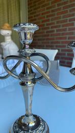 Verzilver prachtige kandelaar, Antiek en Kunst, Ophalen, Zilver