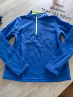 Blauwe fleece, Trui of Vest, Ophalen of Verzenden, Zo goed als nieuw, Quechua, Decathlon