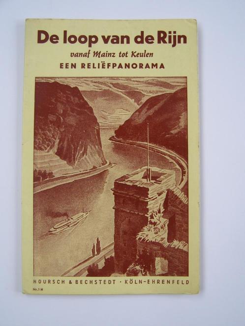 De loop van de Rijn: reliëfpanorama vanaf Mainz tot Keulen, Boeken, Atlassen en Landkaarten, Gelezen, Overige typen, Europa Overig