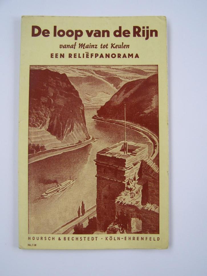 De loop van de Rijn: reliëfpanorama vanaf Mainz tot Keulen, Boeken, Atlassen en Landkaarten, Gelezen, Overige typen, Europa Overig