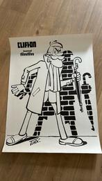 Turk Clifton affiche journal Tintin années 80, Ophalen of Verzenden, Zo goed als nieuw