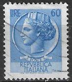 Italie 1955/1960 - Yvert 718 - Pièce Syracuse - 60 l. (ST), Envoi, Affranchi