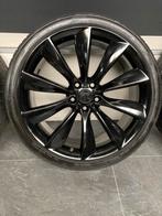 21” originele Tesla Model S ‘Turbine’ velgen + banden 5x120, Auto-onderdelen, Ophalen of Verzenden, Amerikaanse onderdelen