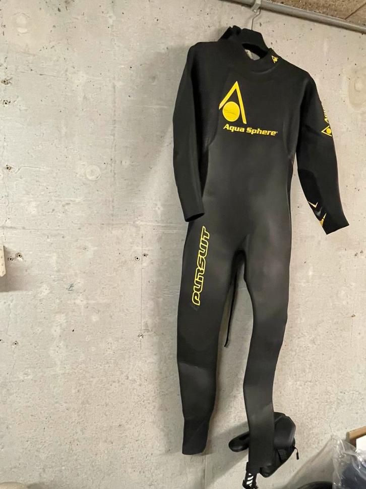 Te koop Aqua Sphere Pursuit Wetsuit heren - Maat S, Watersport en Boten, Duiken, Gebruikt, Verzenden