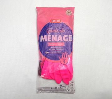 2 paires de gants de ménage en latex neuves - Taille 6 - 6.5 beschikbaar voor biedingen