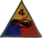 Patch US ww2 4th Armored Division Bastogne / Patton, Autres